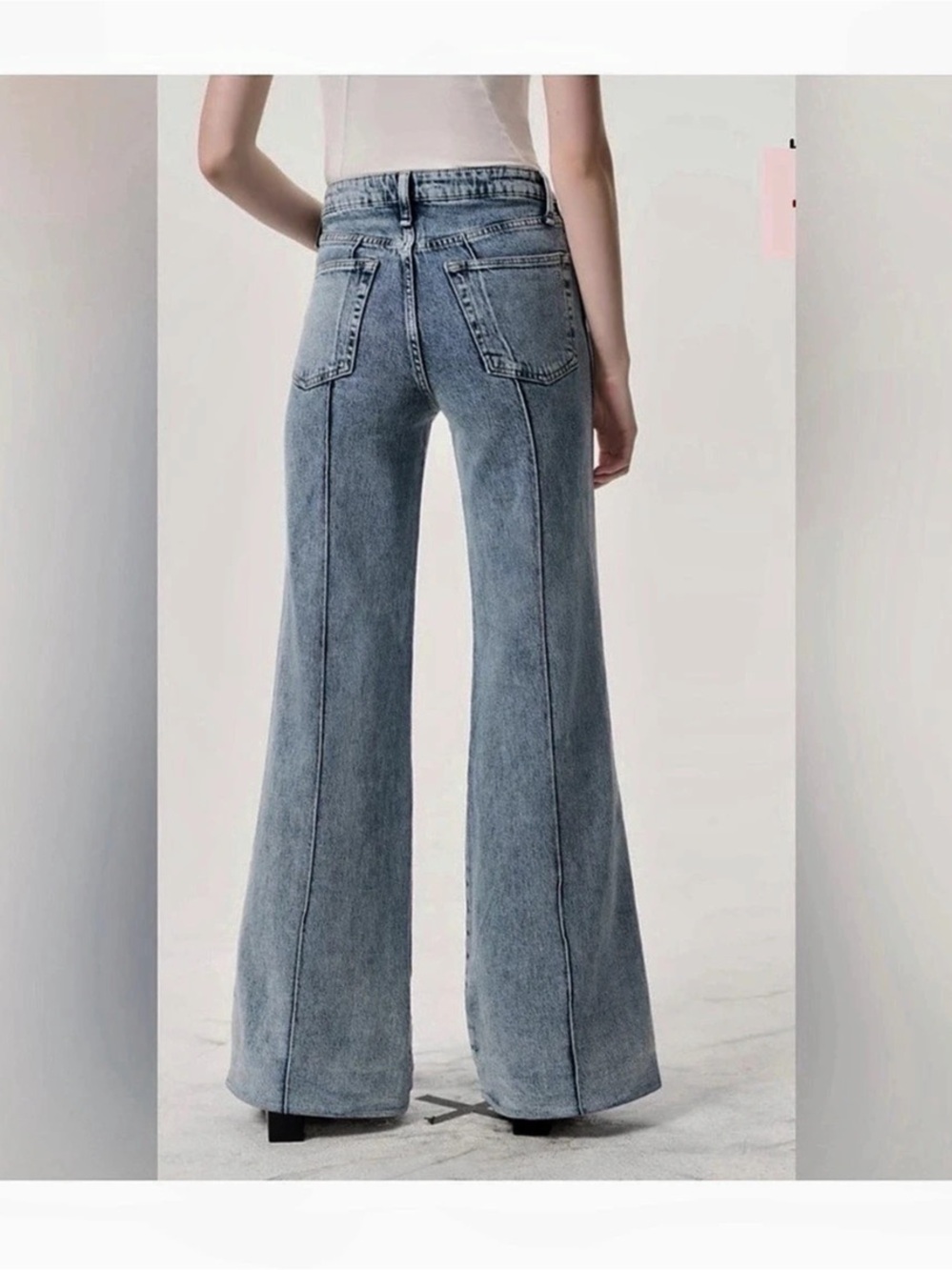 rag & bone Skylar Wide Leg Jeans Women's Jeans in Blue